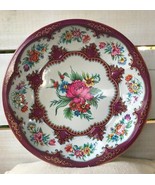 Vintage Floral Flowers Daher Decorated Ware 10&quot; Bowl Tin Tray England Made - $234.94 MXN