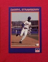 1990 Starline Long John Silver&#39;s Darryl Strawberry #37 New York Mets FREE SHIP - £1.80 GBP