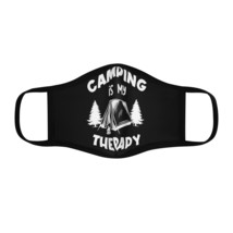 Personalized Polyester Face Mask-Black Camping Therapy Design - £13.97 GBP