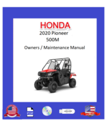 2020 Honda Pioneer 500/700/700-4/All 1000 Series SXS Owners / Maintenanc... - $17.95