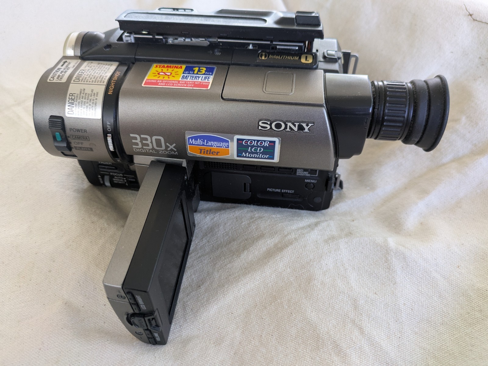 Sony Handycam CCD-TRV36 Videocámara Hi8 Transferencia Piezas Reparación C32:00 Item image 2