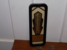 Vintage Chas R. Hauger Director of Funerals Somerset, PA Deco Thermometer - $1,199.48 MXN