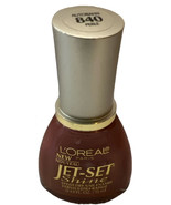 L&#39;oreal JET-SET Shine Speed Dry Nail Enamel PERLE #840 AUTOBAHN (New/See... - $334.20 MXN