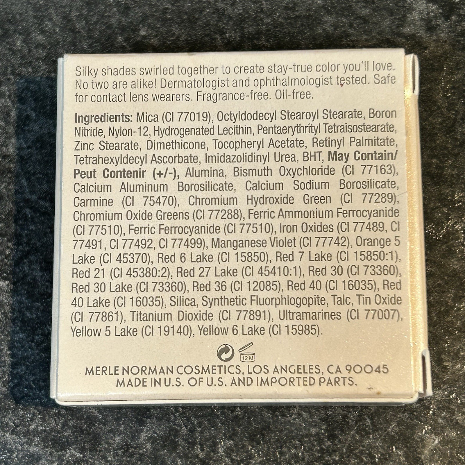 NEW Merle Norman Cheek Art Powder Blush MARBLED .21oz 6g Damaged Box Item image 7