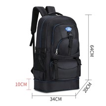 Large Capacity Mountaineering Waterproof Backpack Men Trekking Bags Hiking Campi - £55.82 GBP