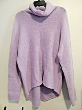 NEW Lauren Ralph Lauren Size L LAVANDER Knit Pullover Turtleneck Sweater  - £31.13 GBP