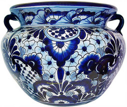 Large Talavera Flower Planter - £228.52 GBP