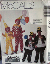 Pattern 5016 Clown Costumes Adult sz Large 40&quot; - 42&quot; chest - £4.54 GBP
