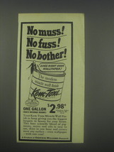 1946 Sherwin-Williams Kem-Tone Paint Ad - No muss! No fuss! No bother! - £14.73 GBP
