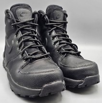Nike Manoa Mid Triple Black Boot/Shoe BQ5372-001, Youth Size 6 - £25.54 GBP