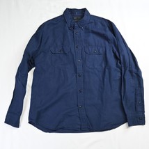 Banana Republic Mens Large Navy Blue L/S Expedition Untucked Standard Shirt - £12.78 GBP