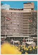 Amsterdam Hilton Hotel Holland Vintage Postcard Unposted (Written On) - $4.90