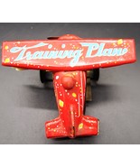 Vintage Red Wind Up Tin Toy Training Plane Airplane MS-011 - $464.80 MXN Vintage Red Wind Up Tin Toy Training Plane Airplane MS-011 - $464.80 MXN