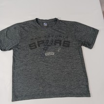 NBA TX3 Cool San Antonio Spurs Men&#39;s Gray T-Shirt Short Sleeve Measured ... - €12,70 EUR