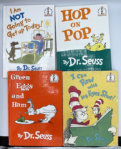 Dr.Seuss Kids Books Lot Hardcover Hop On Pop I Can Read With My Eyes Shut - £7.01 GBP