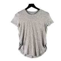 Mudd T-Shirt Womens XS Grey Short Sleeve Top Rayon Spandex Soft Casual - £3.92 GBP