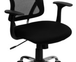 Black Mesh Mid-Back Swivel Task Office Chair From Flash Furniture With C... - $206.96