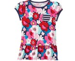 NWT Gymboree Bright Blooms Mix N Match Girl Short Sleeve Floral Peplum S... - £8.78 GBP