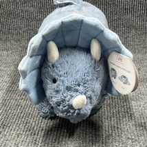 Manhattan Kids Triceratops Dinosaur Cuddle Pillow (no blanket) Blue 18” Plush - £29.24 GBP