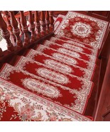 Elegant Floral Self-adhesive Stairs Carpet Non-Slip Floor Area Rugs Stai... - £23.35 GBP+