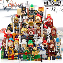 24pcs Collections the Three Kingdoms Lu Bu Cao Cao Zhuge Liang Minifigures Toys - £47.77 GBP