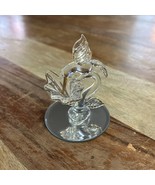 Hummingbird blown glass Clear And Gold hummingbird figurine - €11,97 EUR