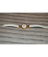 Vintage Armitron Now Womens Gold Accent Petite Quartz Watch, New Battery - £15.89 GBP