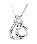 Sterling Silver Embraced by the Heart™ Mother Necklace - €77,56 EUR+