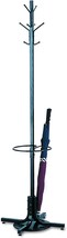 Safco Products 4168Bl Customer Coat Rack Tree With Umbrella Stand, Black - £98.30 GBP