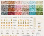 TEXGIZRLY 3mm 24 Colors Seed Beads Bracelets Making Kit DIY Jewelry 3MM-... - $14.65