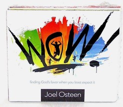 BOOK/AUDIOBOOK CD Joel Osteen Self Help Religion WOW! FINDING GOD&#39;S FAVOR - $12.99