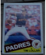 Tim Lollar, Padres,  1985  #13 Topps Baseball Card,  GOOD CONDITION - £0.77 GBP