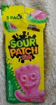 Stride Sour Patch Kids Gum Watermelon 3 Sealed Packages 2018 Collectable... - $13.98