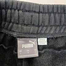 PUMA 846822-01 Men's Large Black Sweatpants Drawstring Elastic Waist (30×28) image 3