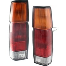 Fit 1995-97 Nissan Pickup 86-94 D21 Taillights Tail Lights Lamps Pair W/BULBS - £43.83 GBP