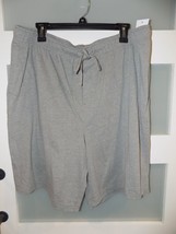 Sonoma The Knit Sleep Shorts Gray Pocket Elastic Drawstring Size XL Men&#39;s NEW - £14.35 GBP