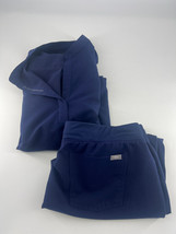 Figs Scrubs Set Womens Extra Large Petite Navy Blue Technical Collection... - $41.73