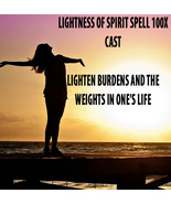 100x FULL COVEN LIGHTNESS OF SPIRIT LIGHTEN THE WEIGHTS EXTREME MAGICK W... - £80.01 GBP