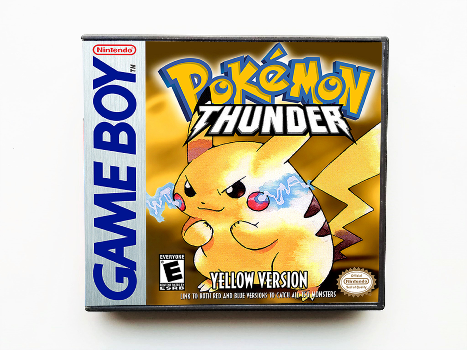 Pokemon Yellow Thunder Game / Case - Gameboy (GB)