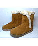 NWT Universal Thread Natural Suede Fur Boots Size 9 Ladies Fall Winter -... - $11.99