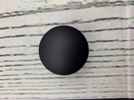 Matte Black Cabinet Knobs Round Black Knobs 1.49 Inch Mushroom Kitchen C... - £9.50 GBP