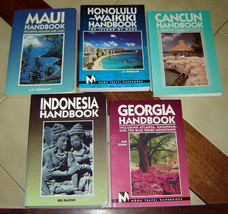Lot (5) MOON TRAVEL HANDBOOKS - Maui, Honolulu, Cancun, Indonesia, Georgia - $33.09 CAD