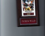 PATRICK WILLIS PLAQUE SAN FRANCISCO FORTY NINERS 49ers FOOTBALL NFL   C4 - £3.15 GBP