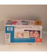 HP Photo Cards Value Pack Custom 57 Series Ink Exp. Dec. 2006 Paper Temp... - £12.61 GBP