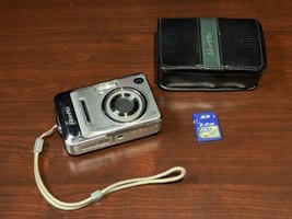 Fujifilm FinePix A500 5.1MP Compact Digital Camera Silver Tested Memory ... - $69.29