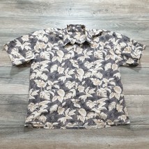 Pierre Cardin Mens XL Short Sleeve Camp Hawaiian Shirt Vacation (Check Measure) - £11.78 GBP