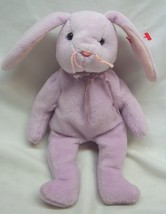 Ty Beanie Baby Light Purple Floppity Bunny Rabbit 8&quot; Stuffed Animal Toy 1996 - £11.68 GBP