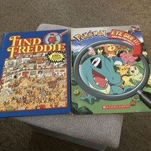 two childrens books Pokémon Eye See It &amp; Find Freddie - £7.44 GBP