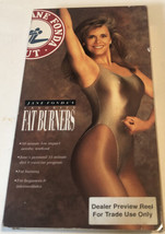 Jane Fonda Fat Burner VHS Tape Dealer Preview Reel Vintage S2B - $14.84