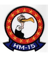 4&quot; NAVY HM-15 BLACKHAWKS SQUADRON DRUNK BUZZARD EMBROIDERED PATCH - $34.99